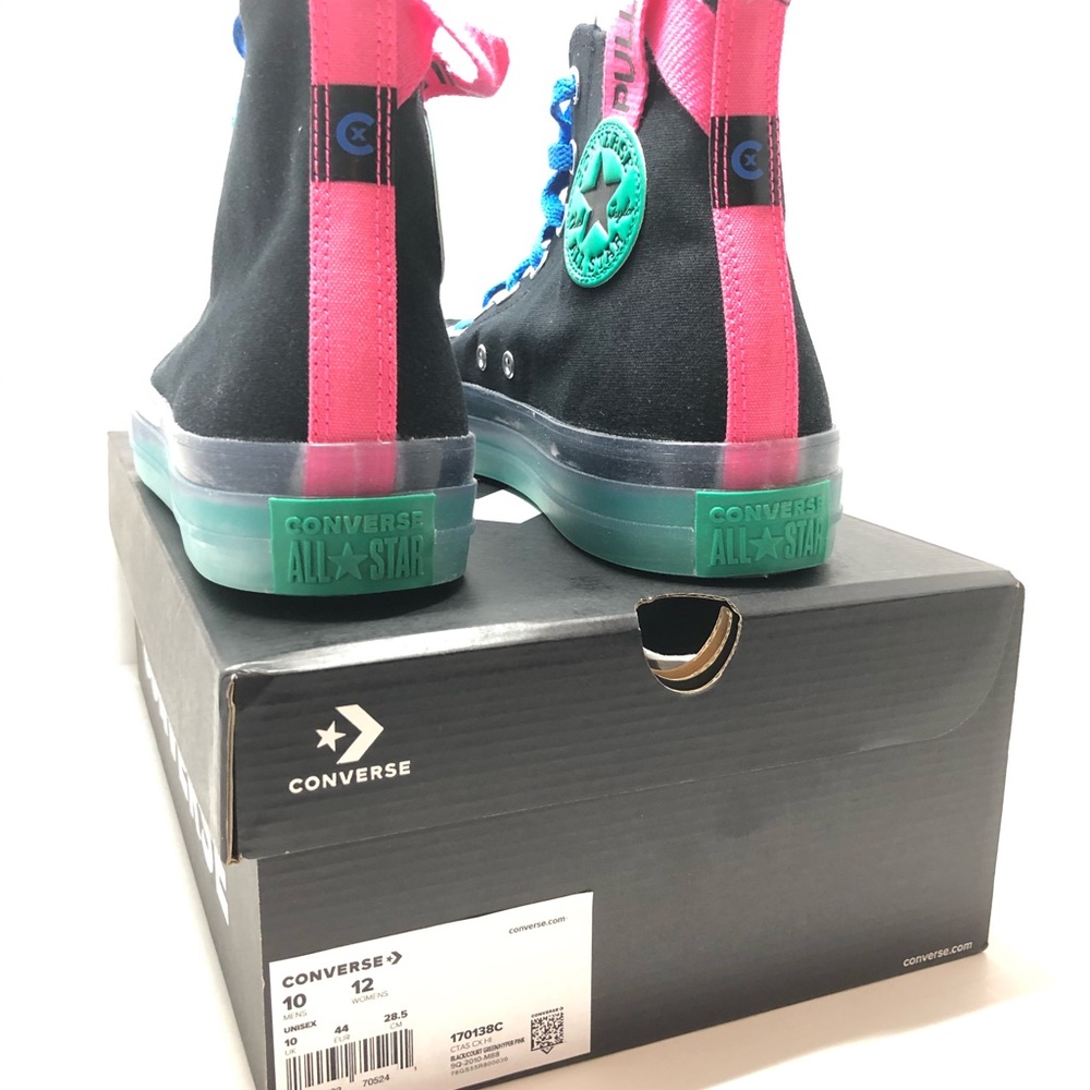 Converse CX HI Black Green/HyperPink - Picture 6 of 6